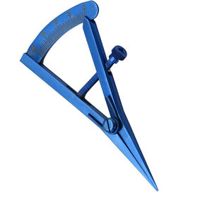 High Grade Castroviejo Lab Caliper Blue-Coated Stainless Steel Vernier Calipers Straight Measuring <b>Instruments</b> By Grip Surgical - Product Image 4