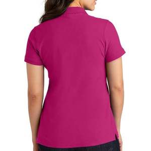 Camisas Polo Lisas de Manga Larga para Mujer, Mezcla de Algodón y Poliéster, Cuello Piqué, Corte Ajustado, Transpirables, OEM ODM - Product Image 5