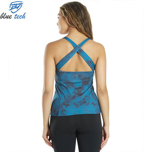 Custom Casual Women Fitness <b>Tank</b> <b>Top</b> Sleeveless Gym Workout Running Yoga Quick Dry Breathable Sportswear OEM - Product Image 6