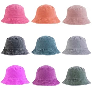 Chapeaux Bob Personnalisables en Gros avec Logo – Coton Lavé, Casquette d'Été pour Hommes et Femmes, Pliable, Idéal Voyage, Plage, Protection Solaire, Couleurs Unies - Product Image 1