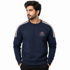 Sudadera para Hombre, Cuello Redondo, Informal, con Tela Exterior Suave, Interior Cómodo, Corte Relajado, Personalización de Marca, Múltiples Tallas - Product Image 1