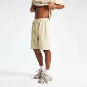 Shorts de sport pour hommes en coton 100% de haute qualité ODM, logo personnalisé, shorts de gym d'été, vente en gros OEM - Product Image 3