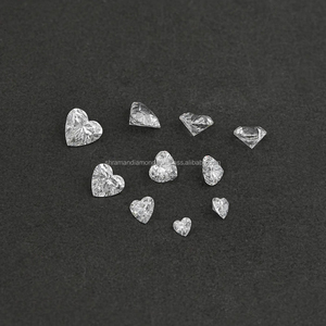 Diamantes Sintéticos de 3mm, Corte Corazón, Cultivados en Laboratorio, CVD HPHT, Color Blanco, para Joyería Fina, Claridad VVS-VS, Venta al Por Mayor por Quilate - Product Image 3