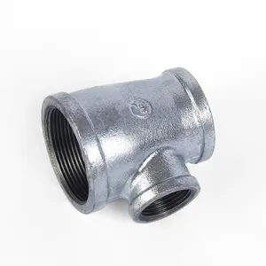 Jianzhi [STOCKS prêts] té réducteur GI 1/2 "-2"/té réducteur en fer galvanisé/té réducteur GI FITTING1/té réducteur GI 2" - 2"