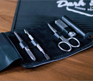 Factory Price Japanese Steel <b>Nail</b> Caring Pedicure Kits Premium <b>Nail</b> Grooming Manicure Set with Leather Case - Product Image 4