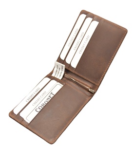 Porte-cartes/étui en cuir véritable de qualité supérieure, design tendance et protection RFID – Forte demande pour cartes de crédit (vente en gros) - Product Image 5