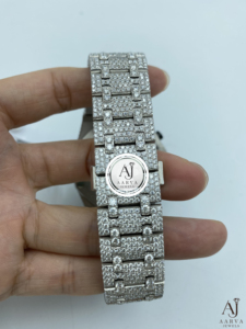 AARVA JEWELS ผู้ชาย'นาฬิกาสปอร์ตสุดหรูทันสมัยซิลิโคน 43 มม. โครโนกราฟ ควอตซ์ หน้าปัดอะนาล็อก สายคริสตัลแซฟไฟร์ 20 ซม. - Product Image 3