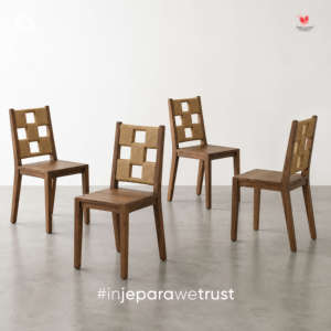 Custom Contemporary Solid Teak Wood Artisan Rope <b>Dining</b> <b>Chair</b> Eco-Friendly Handmade Durable Hospitality Outdoor Apartment - Product Image 6