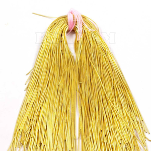 Fil à broder métallique doré 1 mm, fil à coudre brillant pour loisirs créatifs, fil espagnol Canutillo, fil français - Product Image 5