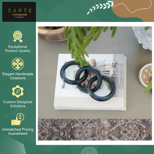 Meilleure statue d'art minimaliste, design élégant, sculpture moderne nordique en marbre, ornement de table de luxe pour la décoration du salon - Product Image 4