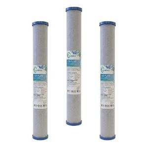 Système de filtration d'eau avec cartouche de rechange en charbon de coque de noix de coco renouvelable pour une eau cristalline et rafraîchissante - Product Image 1