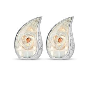 Urna Funeraria Decorativa de Aluminio Negro de la Mejor Calidad, Urna Conmemorativa para Cenizas con Cruz en Forma de Lágrima - Product Image 6