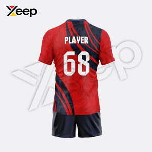 ชุดวอลเลย์บอล XEEP รุ่น XC-VU-09 ผ้าโพลีเอสเตอร์ ระบายอากาศได้ดี สำหรับทุกเพศ ขายดีที่สุด บริการ OEM ขายส่ง ปรับแต่งได้ พร้อมลายพิมพ์แบบรีดร้อน - Product Image 3