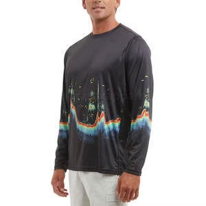 Chemise de pêche en coton 100% à sublimation, design unique, vente en gros, prix bas, vêtements de pêche, chemise de pêche à sublimation - Product Image 3