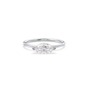 REYES Handmade 925 Sterling Silver Marquise Cut 1 Carat Moissanite Wedding Proposal Ring For Women Engagement Fine Jewelry - Product Image 2