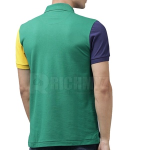 New Design Oversized Men's for <b>Polo</b> <b>Shirts</b> Polyester/Cotton Jersey O-Neck Embroidered Breathable Quick Dry Printed Pattern Made - Product Image 2
