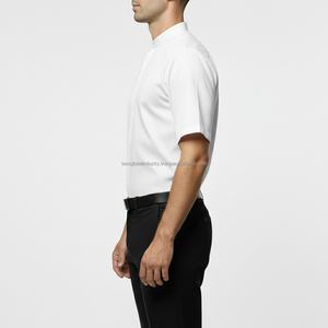 Uniforme de personnel unisexe blanc respirant sur mesure OEM en gros - Product Image 3