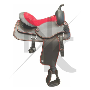 Selle de sport de luxe en cuir de vachette de qualité supérieure pour l'équitation, équipement d'équitation tout-terrain, selle de ranch, articles équestres du fabricant - Product Image 5