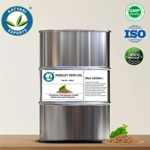 Huile essentielle de graines de persil distillée à la vapeur naturelle (Petroselinum sativum) – Qualité aromathérapie – Fournisseur en Inde - Product Image 3