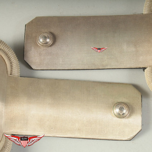 Epaulettes Beige Personalizables Ecológicos con Borlas de Hilo Metálico y Flecos de Mylar para Uniforme - Product Image 3
