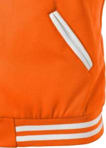 เสื้อแจ็คเก็ตวาร์ซิตี้สีเขียวขาวสำหรับผู้ชาย สไตล์ลำลองแบบนักศึกษา เสื้อคลุมบอมเบอร์ทันสมัย เสื้อผ้าสตรีทแวร์อินเทรนด์ เสื้อแจ็คเก็ตแฟชั่นฤดูหนาวที่ให้ความอบอุ่น - Product Image 5