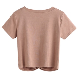 Camiseta Corta para Mujer de Alta Calidad, Tejido Resistente, Ropa Deportiva para Gimnasio, Cómoda, Elegante y Casual - Product Image 6