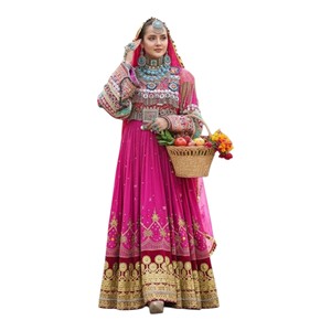 Afghani <b>Dress</b> Women Traditional Kuchi Embroidery Maxi <b>Dress</b> <b>Long</b> Sleeve Bohemian Style Hand Embroidery Party Wear Casual <b>Dresses</b> - Product Image 1