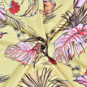 Performance <b>Men's</b> Yellow <b>Tropical</b> Floral Parrot Print Short Sleeve Golf Polo <b>Shirt</b> Casual Polo <b>Shirt</b> Button Collared Casual Top - Product Image 5