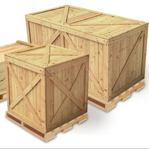 Custom Size High-quality Wooden Solid <b>Box</b> Export <b>Crate</b> Steel Reinforced Plywood Packing <b>Box</b> IPPC Certified - Product Image 1