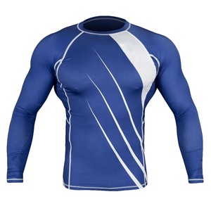 Best BJJ Rash Guard Long Sleeve MMA Jiu Jitsu <b>Compression</b> <b>Shirt</b> <b>Mens</b> Boxing Rash Guard MMA BJJ Base Layer <b>Compression</b> <b>Shirt</b> - Product Image 1