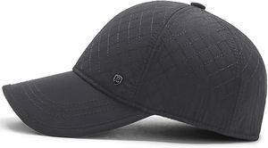 Casquette de baseball matelassée pour homme avec cache-oreilles, en toile rembourrée, réglable, pour sports de plein air, logo personnalisé - Product Image 2