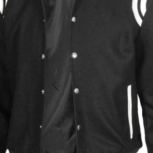 Blousons universitaires pour hommes en mélange de laine avec boutons en corne, style urbain hivernal, décontracté athlétique, style mode, vente en gros directe usine - Product Image 3