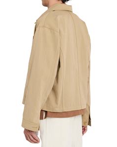 Chaqueta de Trabajo de Mezclilla Gruesa Personalizada, Transpirable, Estilo Vintage, Informal, con Cuello Camisero, de Secado Rápido y Resistente al Viento para Hombre - Product Image 2