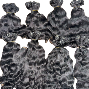 Haute qualité 100% vierge Original naturel armure de cheveux humains vrais Remy cheveux lâche vague profonde italien Curl qualité vierge indien - Product Image 1