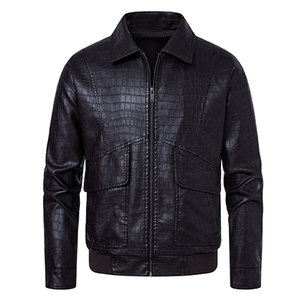High Street Style Men's Cow <b>Leather</b> Canvas Fashion <b>Jacket</b> Custom Colors Best Quality Latest Wholesale Price OEM Service - Product Image 1