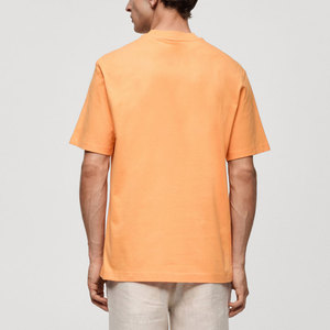 Camisetas de Hombre de Color Sólido Estilo Urbano, Camisetas de Algodón Lisas Personalizadas con Empaque Personalizado - Product Image 2