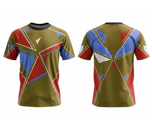 Custom Printed Sublimation Crew Neck T-Shirts Wholesale | <b>Men</b> Women Youth Sizes | Lightweight Quick Dry - Product Image 5