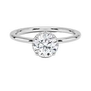 Romantic White Silver <b>Crystal</b> <b>Ring</b> for Women Modern Wedding Engagement Anniversary Fashion Gift - Product Image 2