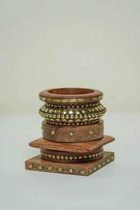 Bracelets en bois de Sheesham indien de qualité supérieure, en bois de bambou, pour femmes et filles, durabilité accrue, protection spéciale - Product Image 2