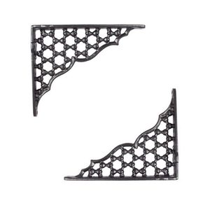 Soporte de estante de hierro fundido estilo puente antiguo de Dhanvi Export - Conectores y soportes para estantes - Product Image 4