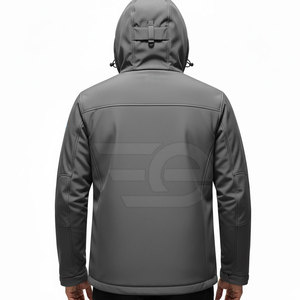 <b>Men</b> Softshell <b>Jacket</b> Waterproof Windproof Outdoor Hiking <b>Running</b> Travel Lightweight Sports Casual Streetwear Fashion - Product Image 4