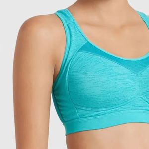 Sujetador Deportivo de Alta Resistencia para Mujer, Estilo Liso, Logotipo Frontal Personalizado, Material Spandex_Nylon, Transpirable, de Secado Rápido - Product Image 3