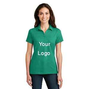 เสื้อยืดถักสีพื้นระบายอากาศสำหรับผู้หญิง - Product Image 3