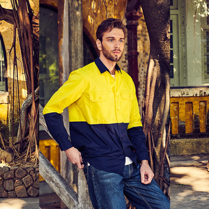 Vêtements de sécurité personnalisés en gros, vêtements de travail réfléchissants, chemises de travail pour hommes - Product Image 6