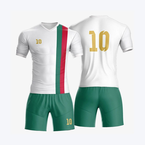 Vêtements de football en gros, ensemble maillot et short personnalisés sublimés, uniforme d'équipe, fournisseur de vêtements de sport OEM, antibactérien, unisexe - Product Image 5
