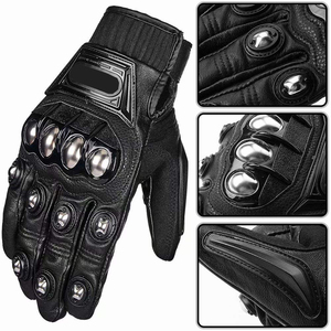 Guantes de Motociclismo de Cuero, Completos, Impermeables, Personalizables, Deportivos, para Motocross, Precio Económico, OEM Personalizado - Product Image 2