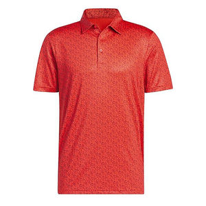 Polo de Manga Corta para Hombre con Diseño de Puntos Rojos, Tejido Transpirable, Estilo Casual - Product Image 1