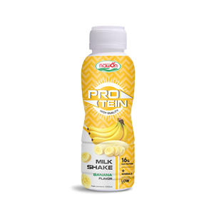 Bebida Proteica Nawon, Batido de Plátano, 330 ml, Bebida Nutritiva Alta en Proteínas, Baja en Grasas, Lista para Vender, para Importación y Distribución - Product Image 1