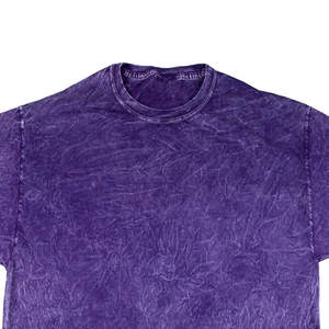 T-shirts pour hommes tendance, effet délavé, 100% coton, coupe ample, col rond, imprimé personnalisé, surdimensionné, tissu épais, pour l'été - Product Image 6