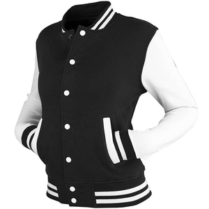 2026 <b>Men</b> and Women's Breathable Wool Cartoon Patchwork Hooded Varsity <b>Jacket</b> with Winter Made in Pakistan - Product Image 1